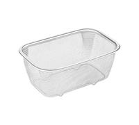 Cestello per colino a rete rettangolare - Setaccio per colino in acciaio inossidabile, cestello per frittura, utensile da cucina | Alimenti versatili Tè Riso Olio Frutta Verdura Cottura Preparazione G