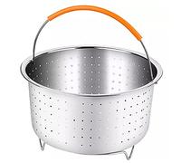 Cestello per Cottura, Cestello Verdura, Multifunzione a Vapore Cesto, Cestello Vapore Inox con manico in silicone Per Instant Pot Accessories, Fits Most a Pressione Pot, Verdure a Vapore, Uova (8QT)