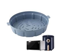 Cestello Per Friggitrice Ad Aria - Pro | Fodere In Silicone - Cestello Per Friggitrice Ad Aria In Silicone Teglie Da Forno Rotonde Riutilizzabili Con Manico Antiscottatura Per Prestazioni Di Forno E M