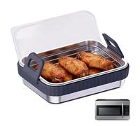 Cestello per friggitrice ad aria, resistente alle alte temperature, per uso alimentare, teglia per arrosti, per cibi croccanti, casa, sala da pranzo, ristorante,
