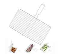 Cestello per Griglia di Verdure Ampio Supporto Portatile da Cucina