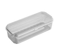 Cestello per la pulizia delle posate in acciaio inox, lavabile in lavastoviglie, organizer per utensili da cucina, multifunzione, contenitore per riporre cucchiai, bacchette
