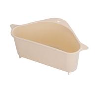 cestello per lavello, Con ventose può essere appeso il cestino portaoggetti for frutta e verdura contenere una spugna(Beige)