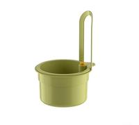Cestello per lavello da cucina con gancio per appenderlo, installazione degli strumenti, filtra efficacemente i rifiuti alimentari e consente di svuotare facilmente i rifiuti con le mani (verde)