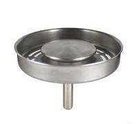 Cestello per lavello da cucina in metallo per lavabo per verdure con rubinetto a sfera e supporto di tenuta, manuale di scarico a 20 fessure, parte di ricambio per lavelli standard da 3 a 5 rubinetti