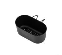 Cestello per lavello da cucina, realizzato in acciaio inossidabile 304 per resistenza alla ruggine, efficiente filtraggio dei rifiuti alimentari e protezione dello scarico (gancio nero)
