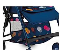 Cestello per Passeggino Joyello Musino Light Blu Navy Pois Colorati