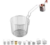 Cestello per Pasta in Acciaio Inox,Divisorio per Cottura,Cestello per Pasta separata,Mestolo per Spaghetti,Cestelli Separato per Pentola Ideale per Scolare Spaghetti e Noodles Set, per verdure