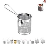 Cestello per Pasta in Acciaio Inox,Divisorio per Cottura,Cestello per Pasta separata,Mestolo per Spaghetti,Cestelli Separato per Pentola Ideale per Scolare Spaghetti e Noodles Set, per verdure