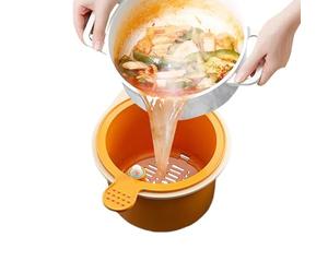 Cestello per scolapasta | raccogli alimenti per lavello da cucina, filtro da appendere al rubinetto per rifiuti alimentari con svuotamento della pressione per lavello di campagna e smaltimento dei