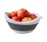 Cestello per Scolare - Pieghevole con Manico - Colino Alimenti E Cesto Lavaggio Verdura - per Lavare Frutta Verdura Spaghetti in Casa Cucina Piano Armadio Ristorante