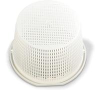 Cestello per skimmer per piscina Cestello per filtro per piscina in plastica sicura di ricambio per nuoto 6, 25x3 pollici Skimmer senza maniglia per filtro interrato