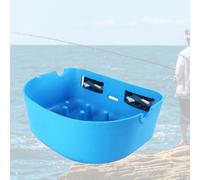 Cestello per spogliarellista con vassoio per lenza da pesca a cintura larga