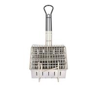 Cestello per Taco,Supporto per Friggere Tortillas in Acciaio da 4 Gusci - Friggitrice per Gusci di Taco,per Cucinare, Forno, Cena in Famiglia, Ristorante, Feste, Grigliate all'Aperto