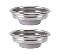 Cestello portafiltro in acciaio inossidabile Cestello portafiltro per 1 tazza di caffè Filtro fine per portafiltro da 58 mm Materiale durevole facile da pulire 2 pezzi