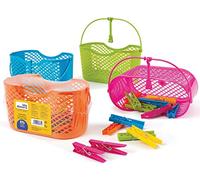 Cestello Portamollette con 15 Mollette da bucato.