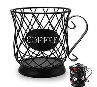Cestello Portaoggetti per Caffè, Porta Cialde da Caffè, Cestello Porta Capsule Caffè, Porta Capsule Multiplo, Porta Capsule Caffè Portaoggetti da Cucina, Cestino Frutta Tazza Caffè (A)