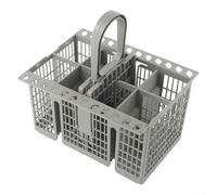 Cestello portaposate per lavastoviglie compatibile per Bauknecht, per Indesit, per Hotpoint Series, C00257140, cestello di ricambio per posate per lavastoviglie, manico rimovibile, organizer per