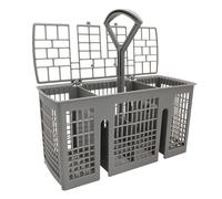 Cestello portaposate per lavastoviglie - Gabbia compatibile con Hotpoint, si adatta a, cestello di ricambio compatibile con la maggior parte delle lavastoviglie (manico staccabile)
