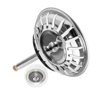 Cestello scolapasta per lavello, Ø 79 mm, compatibile con Blanco 119146, cestello scolapasta da 3,5" con 18 fessure, raccordo eccentrico 52-97 mm, perno Ø 8 mm, ricambio lavello