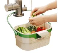Cestello scolapasta per lavello da cucina, pieghevole, | Cestino filtro per lavello per rifiuti alimentari, per casa, cucina, bagno, hotel, dormitorio