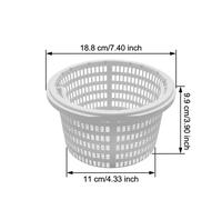 Cestello Skimmer Plastica Bianco 18 cm - Da utilizzare in Scatole Skimmer Piscin