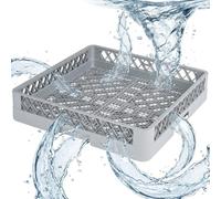 Cestello universale per lavastoviglie MORLEOS 50 x 50 cm, cestello scolapiatti professionale per posate, robusto cestello per lavastoviglie da ristorazione 49 x 49 x 10 cm