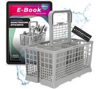 Cestello Universale Per Posate Base Robusta Adatta a Diverse Lavastoviglie