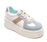 Cesti à plateforme épaisse stile rétro con empiècements contrasti Stile affermativo con cestini à platform épaisse au look rétro revisité. Leur semelle surélevée assicura un disagio ottimale per tutta