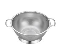 Cesti a setaccio a rete con maniglie, cestello per setaccio in acciaio inox, ciotola per colino in acciaio inox, colino in metallo con manico, cestelli a rete per alimenti per filtrare, risciacquare
