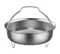 Cesti a vapore - Steeper in acciaio inossidabile | INSERT PAGLIA STEAM PER POTS | Pafoglio per stufa impermeabile | Vassoio a vapore | Cesto per vapore alimentare con manico | Cesto a vapore con una