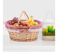 Cesti Alimentari Cestini Vuoti X Picnic Cesto Vimini Grande Cestino Da