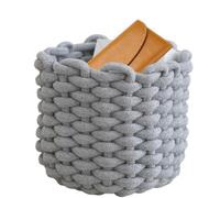 Cesti della corda per lo stoccaggio, design del cesto resistente, cestino per lo sviluppo precoce: | Cestino in corda intrecciata, organizer per vestiti Scatola portaoggetti per la casa per tutti i