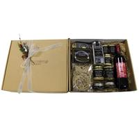 Cesti Natalizi a base di Tartufo - Idea Confezione Regalo URANIA - Cesto Natalizio Gastronomico - Pacco Natale con Prodotti Tipici Artigianali - Truffle Gift Idea