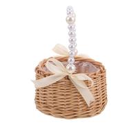 Cesti per damigelle: Cesto decorativo per matrimoni - Portafiori con fiocco e