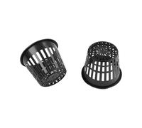 Cesti per piante acquatiche rotondi in plastica nera 8 cm 10 cm 13 cm
