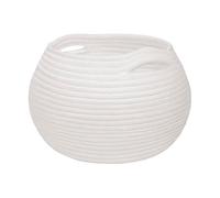 Cestini decorativi per la conservazione, cesto di | Piccolo cestino con chiavi rotonde, cestino organizzativo per il bagno, cestini organizzativi, versatili per salotti, camere da letto e