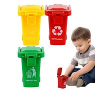 Cestini Dei Giocattolo,Con Coperchio E Ruote Giocattoli Camion Della Spazzatura | Portarifiuti Portatile Per Scrivania Tavolo Compleanno Bambini Feste In Classe Ufficio