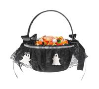 Cestini di caramelle di Halloween per le decorazioni della tavola da pranzo | Cestino per snack con manico, per bambini, ragazzi, ragazze, feste, eventi scolastici, riunioni, casa infestata, casa