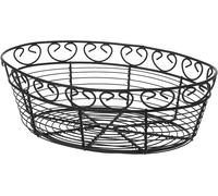 HENDI Cestino di filo metallico ovale - 255x160x(H)80 mm