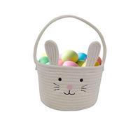 Cestini di Pasqua Artigianato, Cestino Stuffers Uovo di Pasqua, Cestino Pasquale per Bambini con Manico, Cesto Pasquale Caccia alle Uova di Pasqua per Il Riempimento di Caramelle All'Uovo di Pasqua