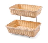 ALZATA CON 2 CESTINI PANE GN 1/2 CM.44x32xH44 HD 561201 HORECA 2 2023