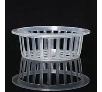 Cestini in rete di plastica trasparente per la crescita dinamica delle piante in coltura idroponica per verdure (A1 10pcs)