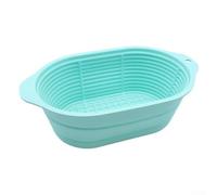 Cestini in silicone per lievitazione del pane con design Banneton sicuro in forno per la fermentazione dell'impasto naturale, include modello e strumenti da taglio per la preparazione del pane (ovale