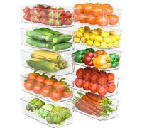 Cestini Organizzatori per dispensa Trasparente Set di 6 contenitori Contenitori