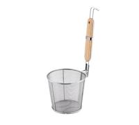 Cestini per friggere per patatine fritte, colini per alimenti, cestello per friggere, in acciaio inox, paletta per friggitrice in rete per friggitrice, setaccio per cucina, cestino più croccante
