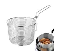 Cestini Per Friggere Per Servire Con Chips - Influenza Manico In Rete, Telaio In Filo Compatto | Acciaio Teso Resistente Al Calore In Acciaio,Struttura Di Scarico Sottile, Patatine Fritte Pasta Calda