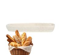 Cestini Per Lievitazione Del Pane Per Impasto - 34 X 10 X 5,5 Cm Forniture Per La Produzione Di Rattan Naturale | Cestino Per Pasta Con Rivestimento | Per Domestica, Per Le Vacanze, Per La P