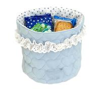 Cestini per riporre gli oggetti - Contenitori per contenitori dal design in pizzo | Cestino per scaffale per l'armadio della cameretta dei bambini, giocattolo, bagno per bambini, dispensa, scrivania,