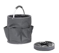 Cestini pieghevoli con manici, scatole portaoggetti multifunzionali per borsa degli attrezzi, secchio da giardino, borse da picnic, organizer per la pulizia, cesto portabiancheria portatile